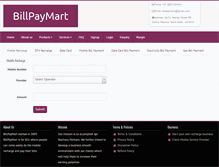 Tablet Screenshot of billpaymart.com